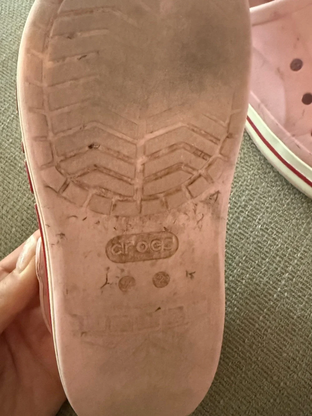 Crocs Kids' Pink Clog Slip-Ons J2